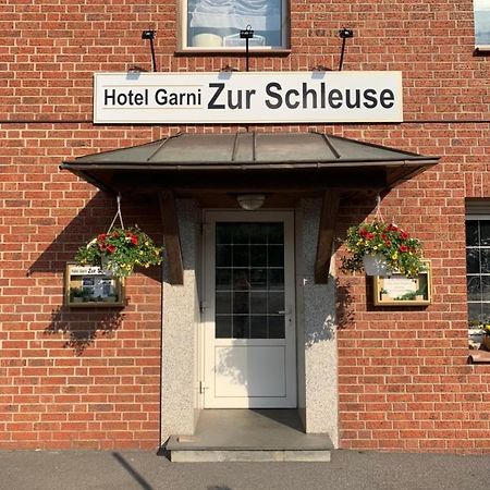 Hotel Zur Schleuse Datteln Bagian luar foto